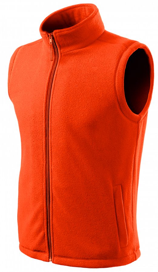 Vesta fleece Next 518 oranžová vel. XXXL - Obrázek Vesta fleece Next 518 oranžová vel. XXXL - Obrázek